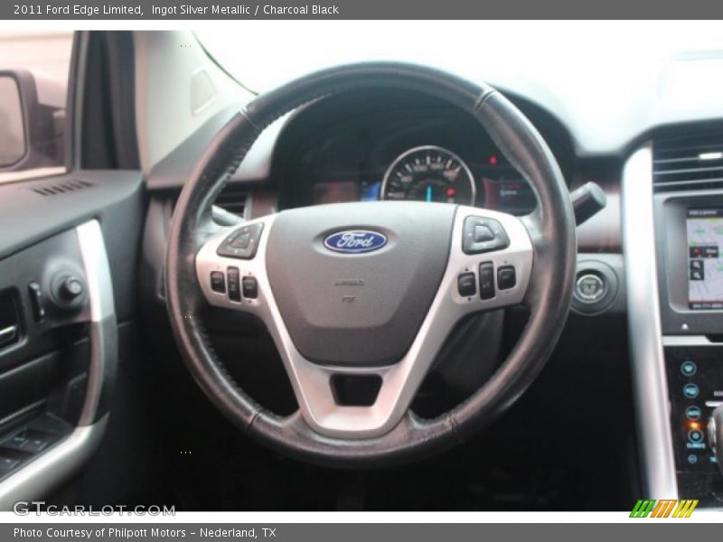 Ingot Silver Metallic / Charcoal Black 2011 Ford Edge Limited