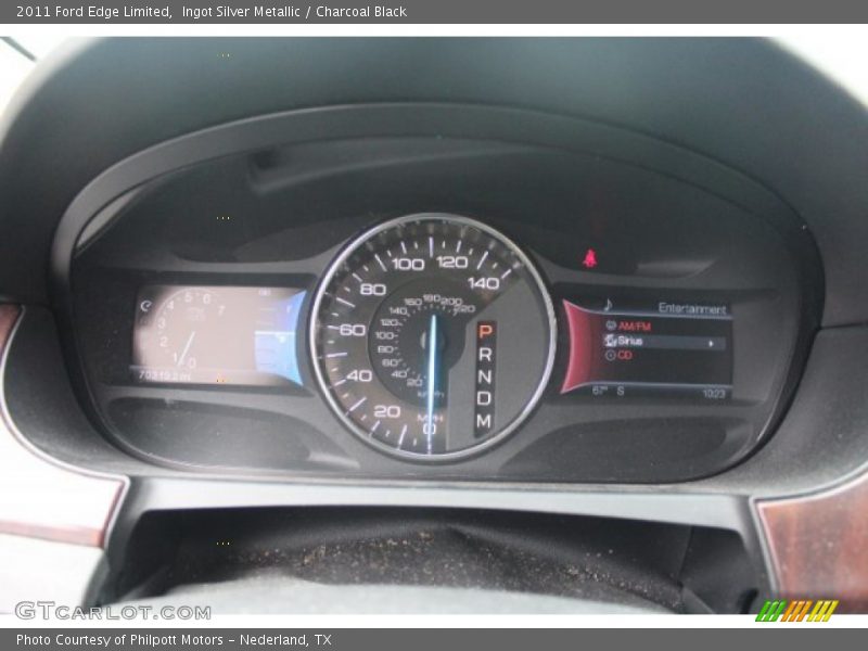 Ingot Silver Metallic / Charcoal Black 2011 Ford Edge Limited