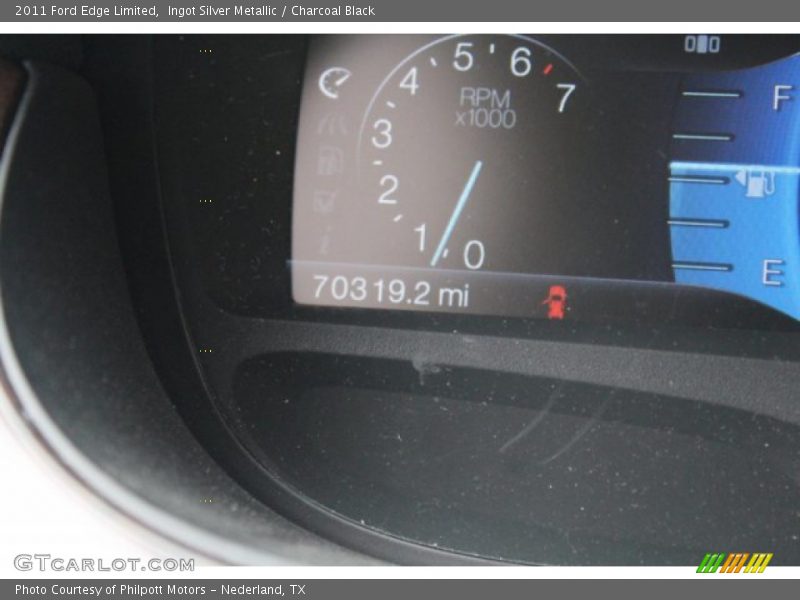 Ingot Silver Metallic / Charcoal Black 2011 Ford Edge Limited