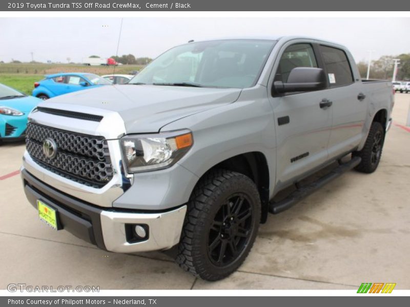 Cement / Black 2019 Toyota Tundra TSS Off Road CrewMax