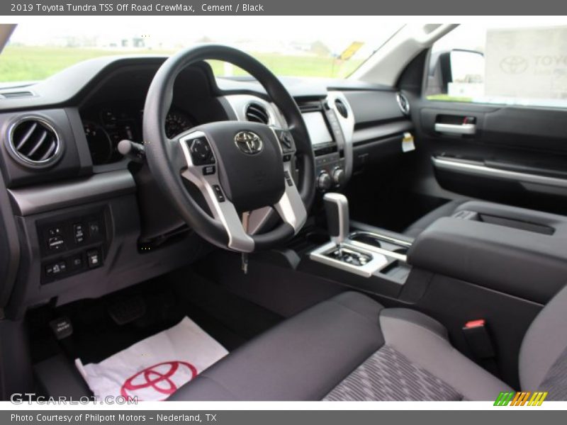 Cement / Black 2019 Toyota Tundra TSS Off Road CrewMax