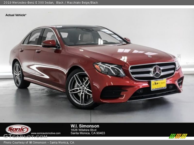 Black / Macchiato Beige/Black 2019 Mercedes-Benz E 300 Sedan