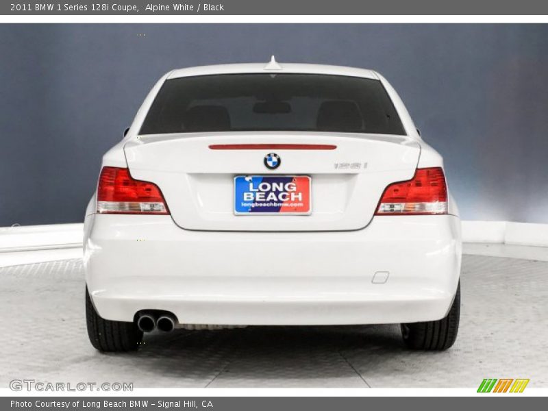 Alpine White / Black 2011 BMW 1 Series 128i Coupe