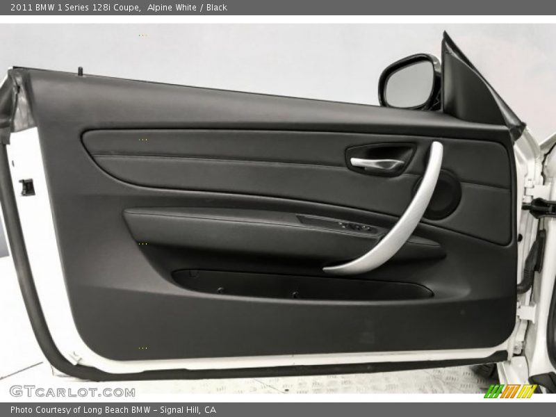 Alpine White / Black 2011 BMW 1 Series 128i Coupe
