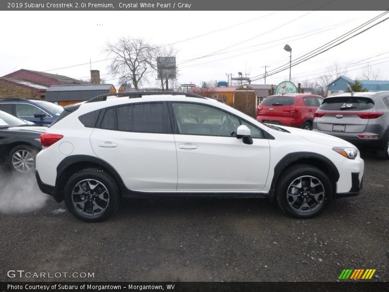 Crystal White Pearl / Gray 2019 Subaru Crosstrek 2.0i Premium