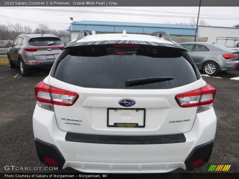 Crystal White Pearl / Gray 2019 Subaru Crosstrek 2.0i Premium