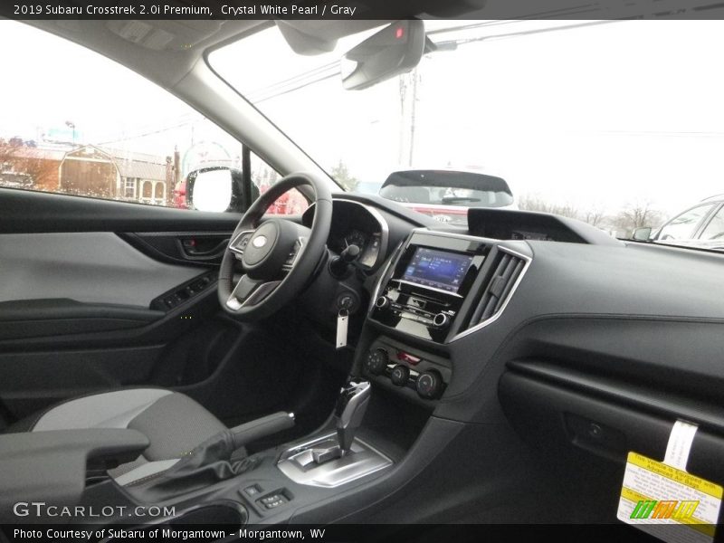 Crystal White Pearl / Gray 2019 Subaru Crosstrek 2.0i Premium