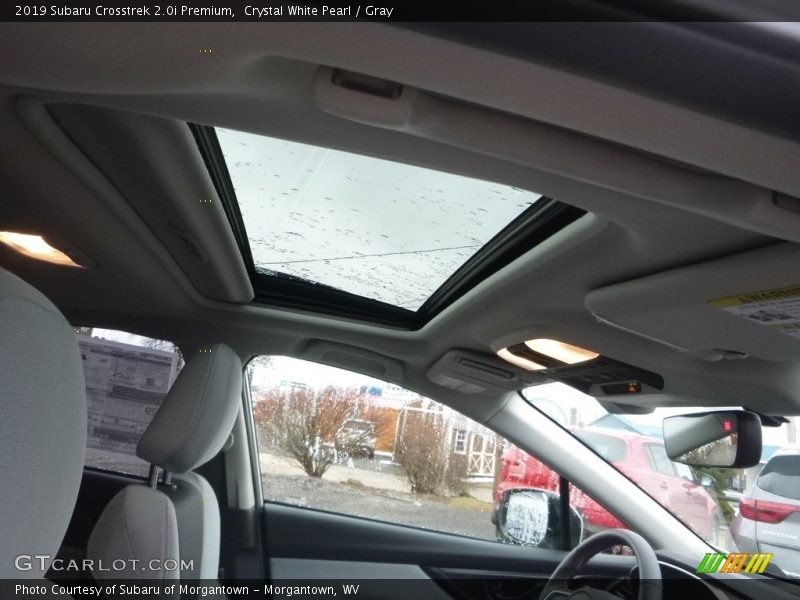 Crystal White Pearl / Gray 2019 Subaru Crosstrek 2.0i Premium