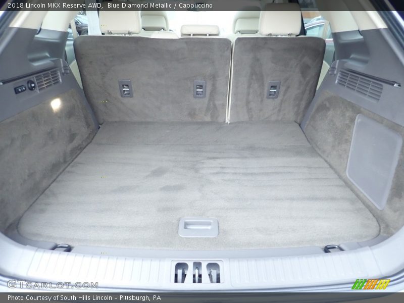 Blue Diamond Metallic / Cappuccino 2018 Lincoln MKX Reserve AWD