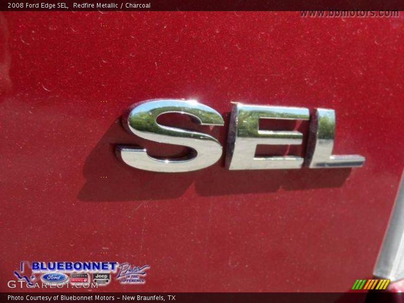 Redfire Metallic / Charcoal 2008 Ford Edge SEL