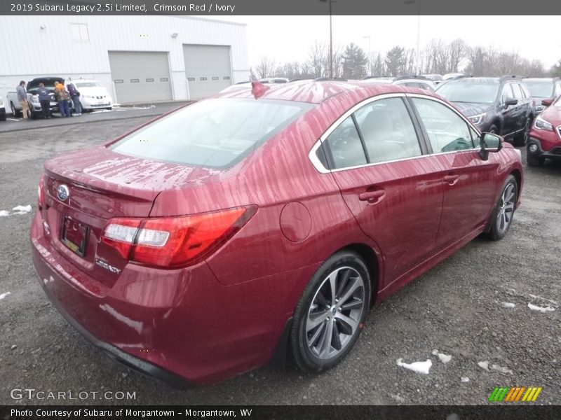 Crimson Red / Ivory 2019 Subaru Legacy 2.5i Limited