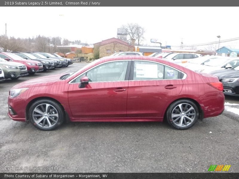 Crimson Red / Ivory 2019 Subaru Legacy 2.5i Limited