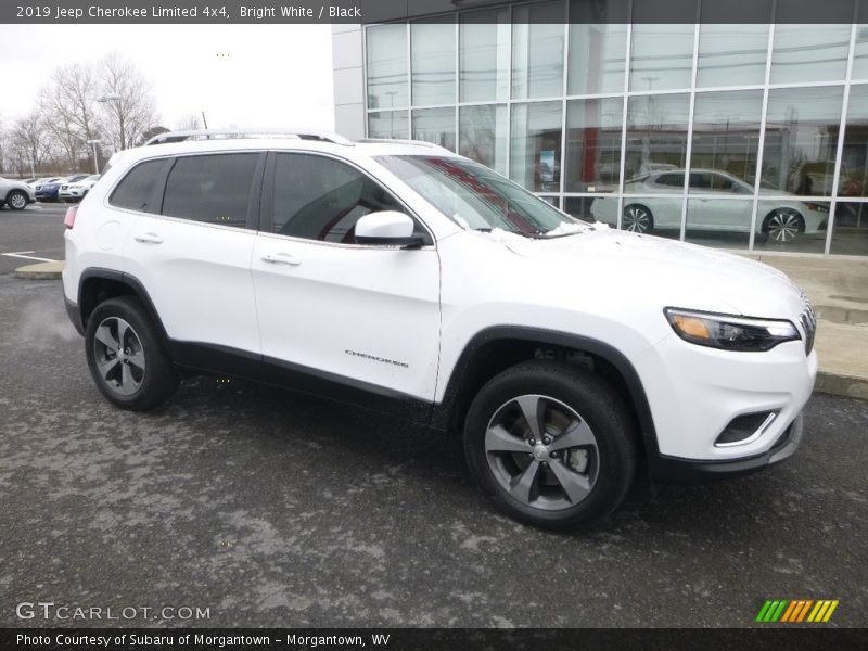 Bright White / Black 2019 Jeep Cherokee Limited 4x4