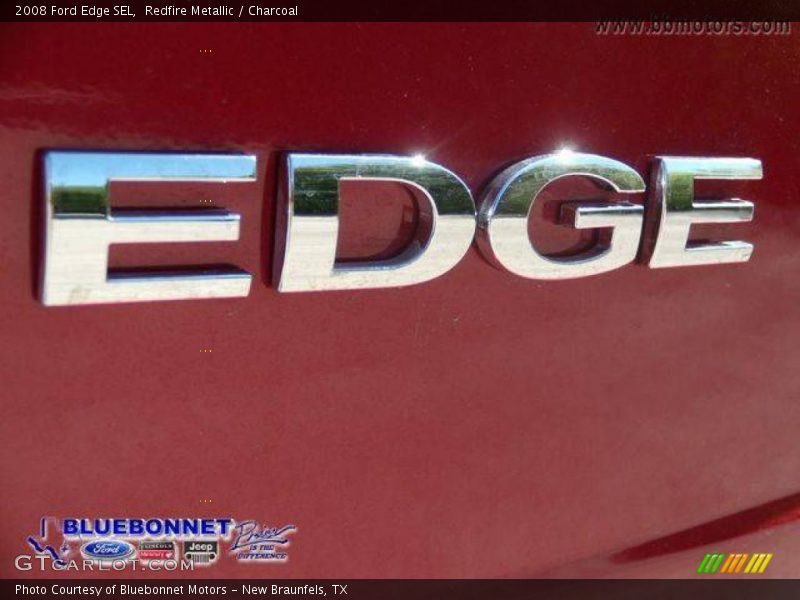 Redfire Metallic / Charcoal 2008 Ford Edge SEL