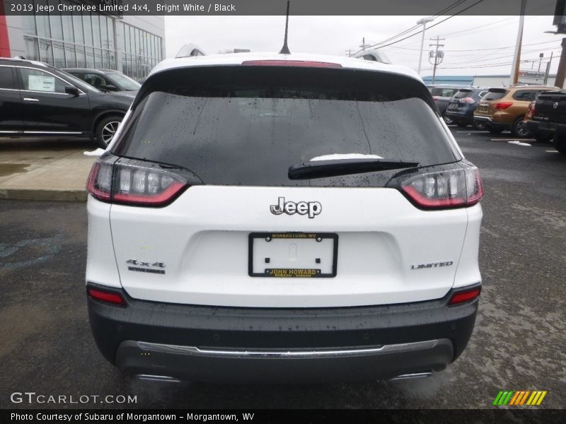 Bright White / Black 2019 Jeep Cherokee Limited 4x4
