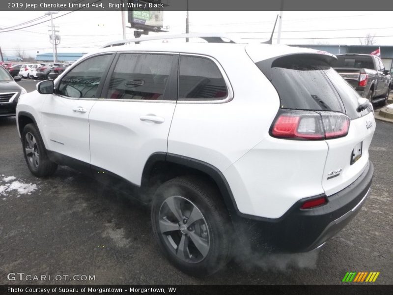 Bright White / Black 2019 Jeep Cherokee Limited 4x4