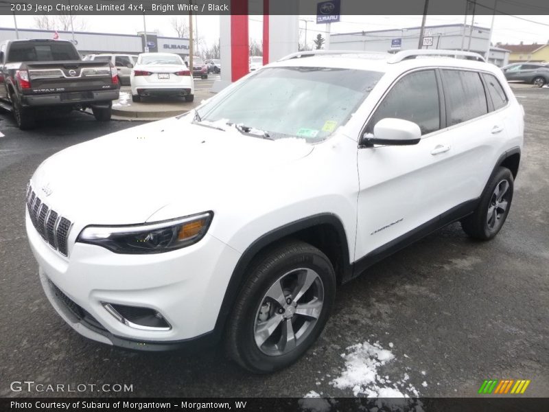 Bright White / Black 2019 Jeep Cherokee Limited 4x4