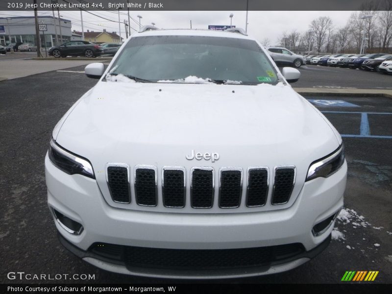 Bright White / Black 2019 Jeep Cherokee Limited 4x4