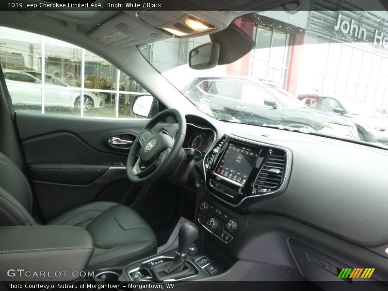 Bright White / Black 2019 Jeep Cherokee Limited 4x4