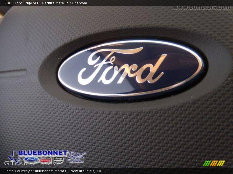 Redfire Metallic / Charcoal 2008 Ford Edge SEL