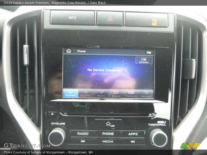 Magnetite Gray Metallic / Slate Black 2019 Subaru Ascent Premium