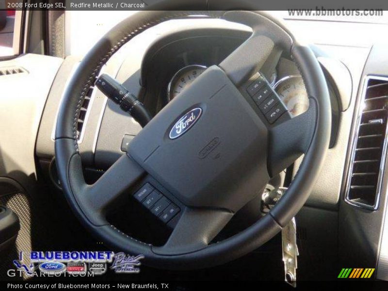 Redfire Metallic / Charcoal 2008 Ford Edge SEL
