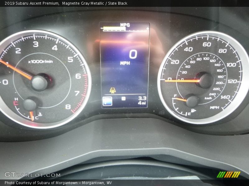 Magnetite Gray Metallic / Slate Black 2019 Subaru Ascent Premium