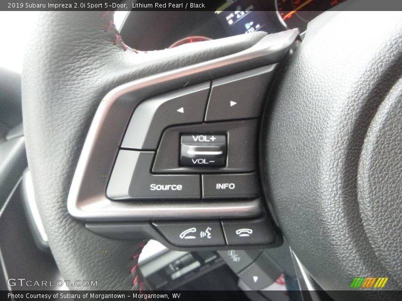 Lithium Red Pearl / Black 2019 Subaru Impreza 2.0i Sport 5-Door
