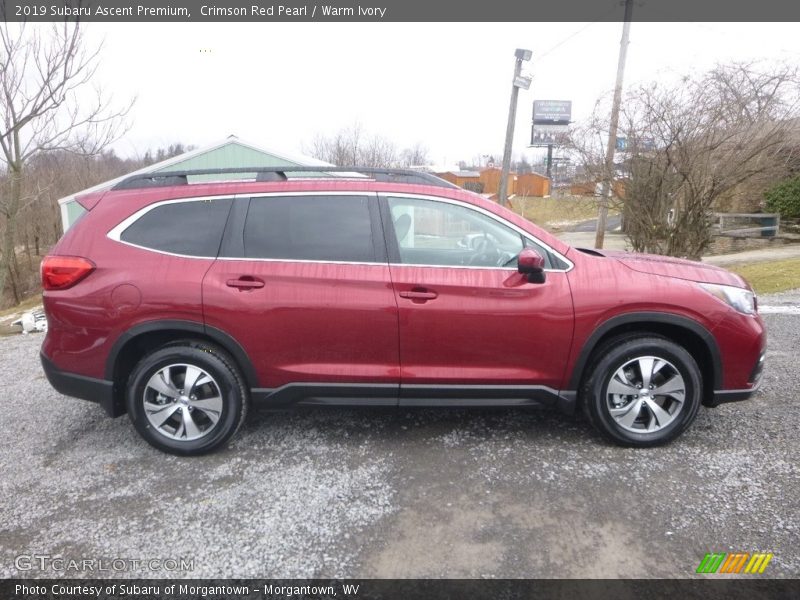 Crimson Red Pearl / Warm Ivory 2019 Subaru Ascent Premium