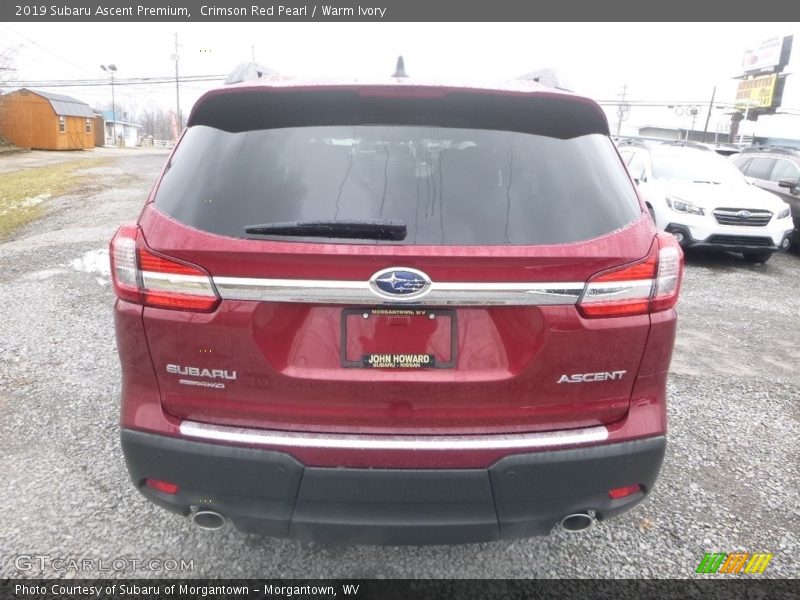 Crimson Red Pearl / Warm Ivory 2019 Subaru Ascent Premium