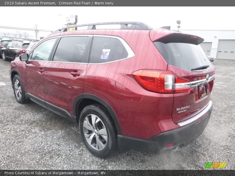 Crimson Red Pearl / Warm Ivory 2019 Subaru Ascent Premium