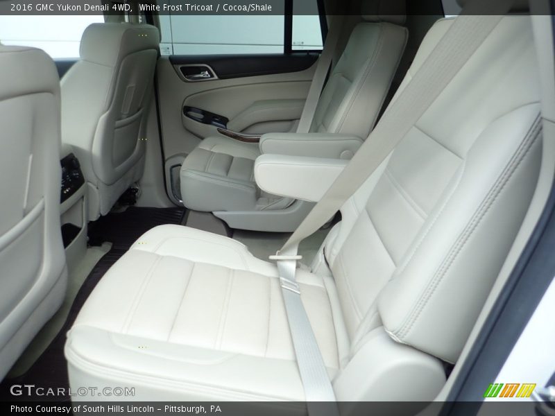White Frost Tricoat / Cocoa/Shale 2016 GMC Yukon Denali 4WD