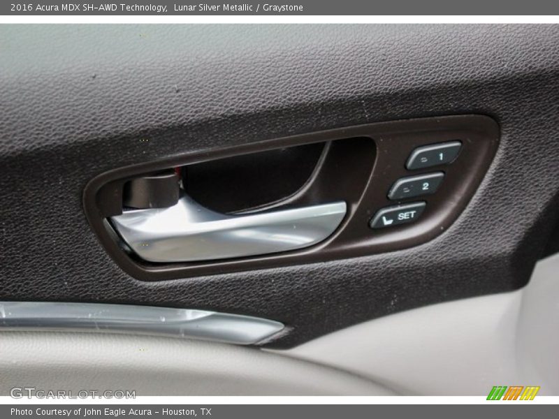 Lunar Silver Metallic / Graystone 2016 Acura MDX SH-AWD Technology