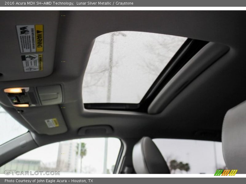 Lunar Silver Metallic / Graystone 2016 Acura MDX SH-AWD Technology