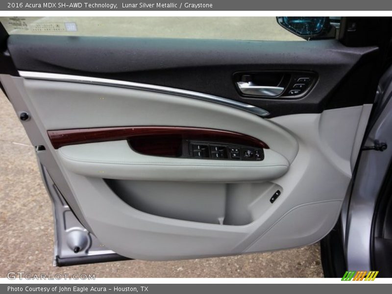 Lunar Silver Metallic / Graystone 2016 Acura MDX SH-AWD Technology