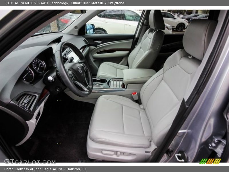 Lunar Silver Metallic / Graystone 2016 Acura MDX SH-AWD Technology