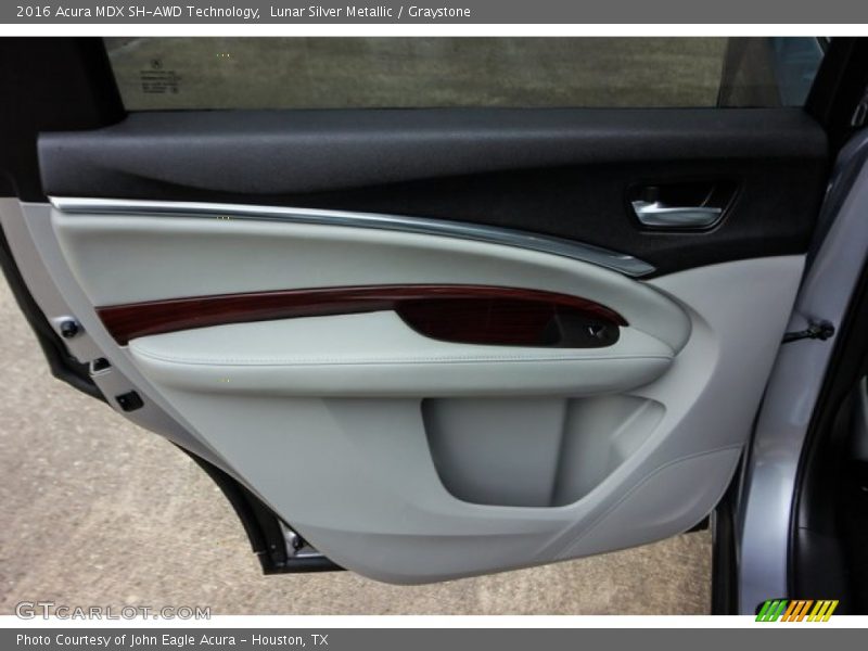 Lunar Silver Metallic / Graystone 2016 Acura MDX SH-AWD Technology