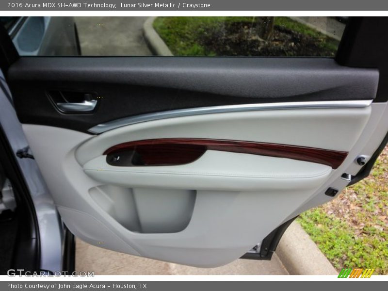 Lunar Silver Metallic / Graystone 2016 Acura MDX SH-AWD Technology