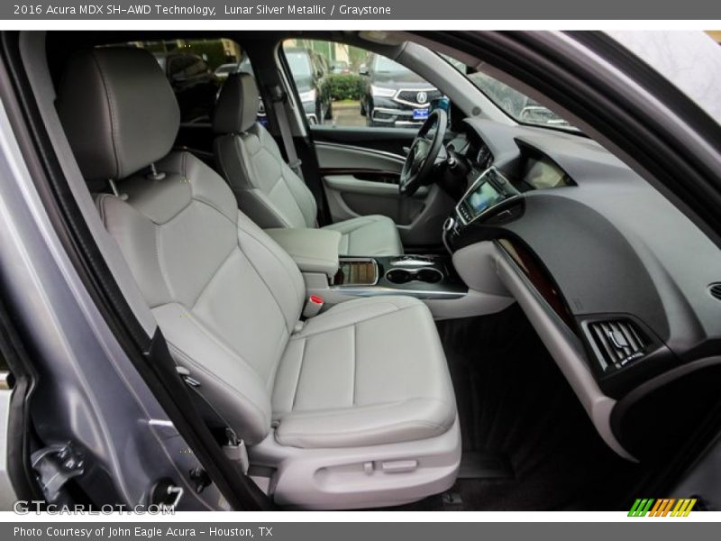 Lunar Silver Metallic / Graystone 2016 Acura MDX SH-AWD Technology