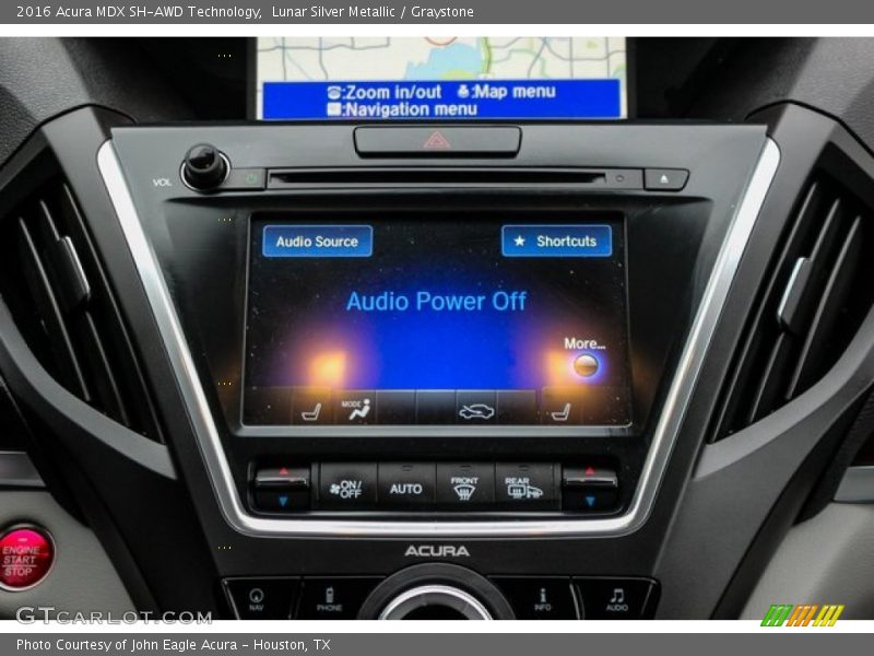 Lunar Silver Metallic / Graystone 2016 Acura MDX SH-AWD Technology