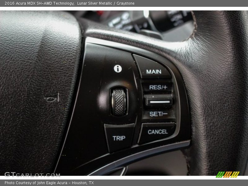 Lunar Silver Metallic / Graystone 2016 Acura MDX SH-AWD Technology