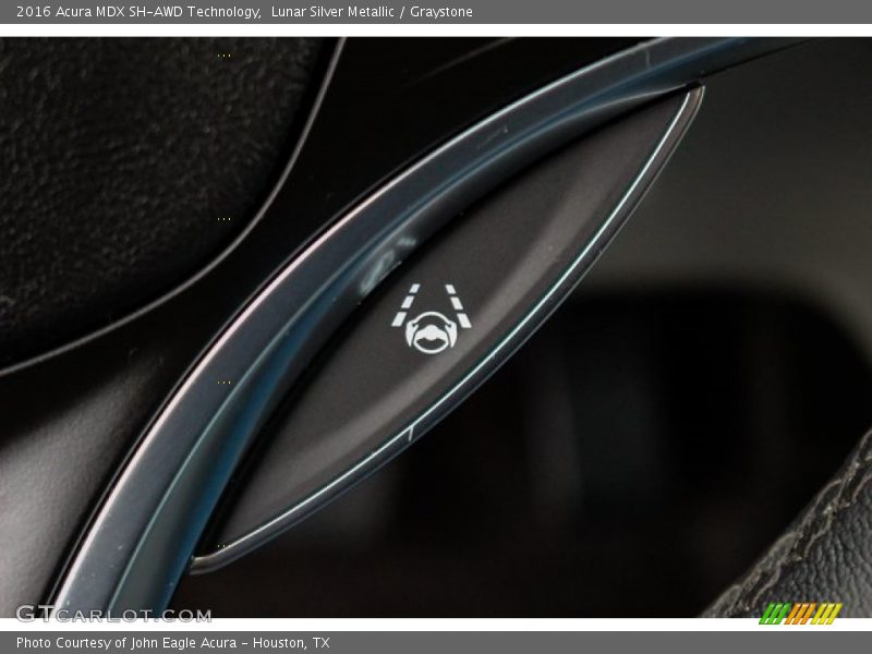Lunar Silver Metallic / Graystone 2016 Acura MDX SH-AWD Technology