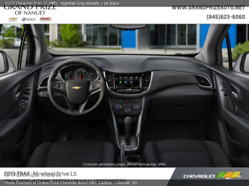 Nightfall Gray Metallic / Jet Black 2019 Chevrolet Trax LS AWD