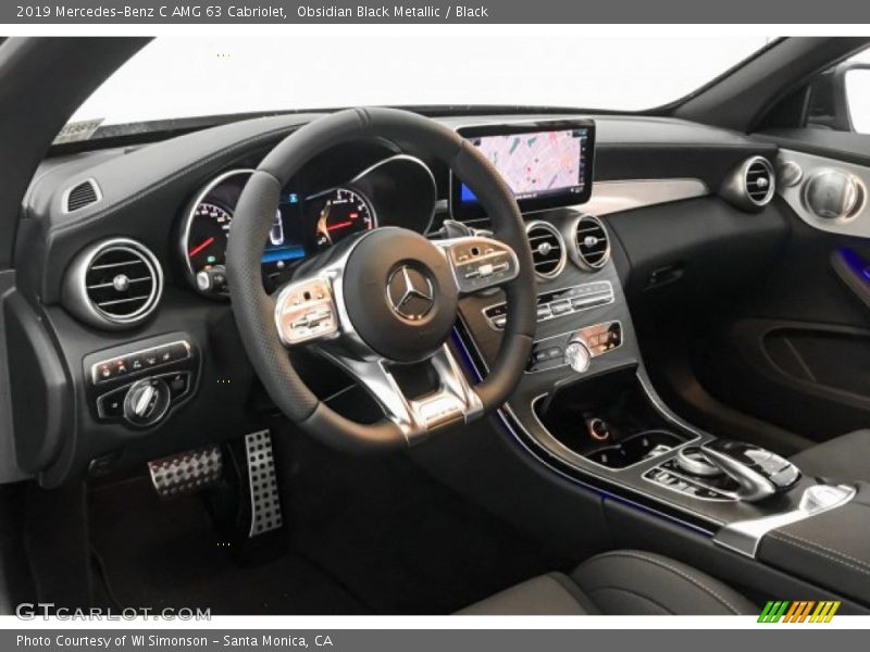 Dashboard of 2019 C AMG 63 Cabriolet