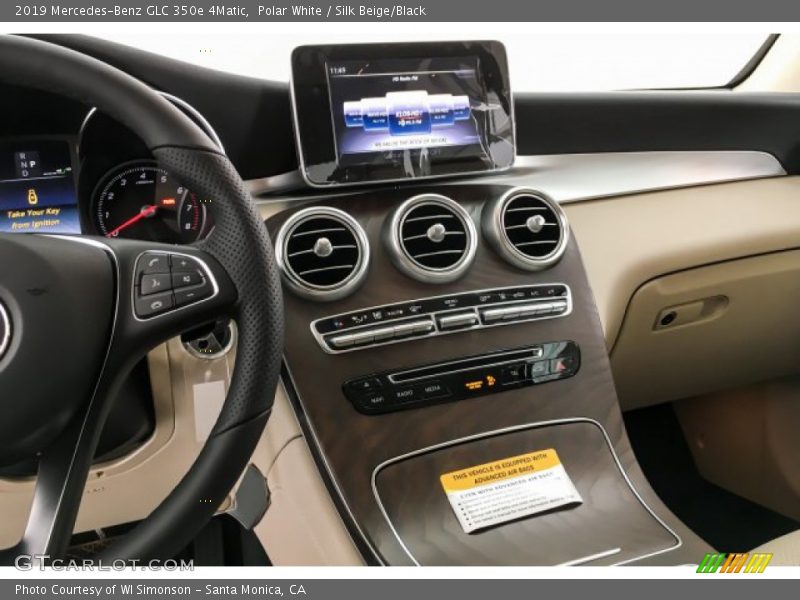 Polar White / Silk Beige/Black 2019 Mercedes-Benz GLC 350e 4Matic
