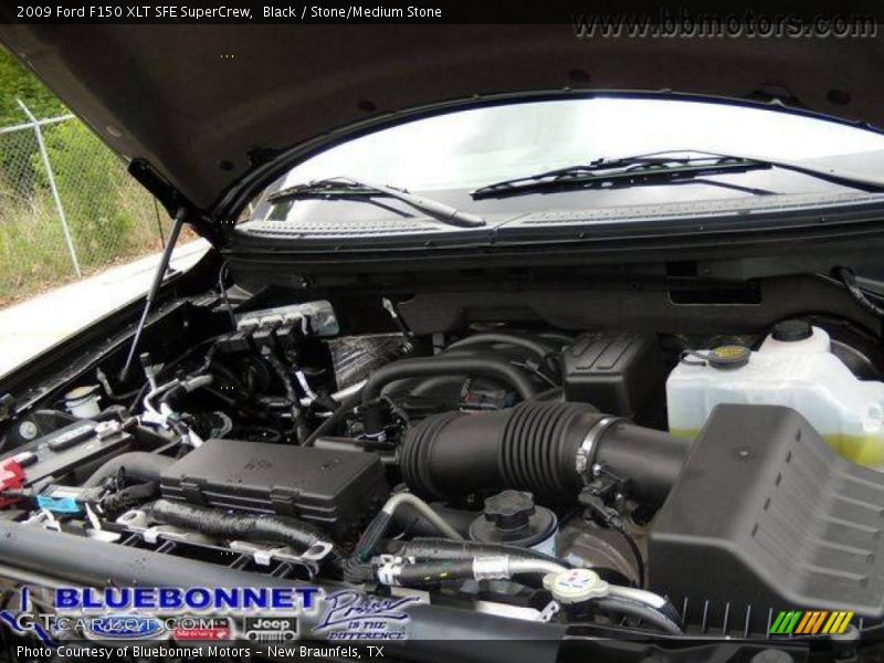Black / Stone/Medium Stone 2009 Ford F150 XLT SFE SuperCrew