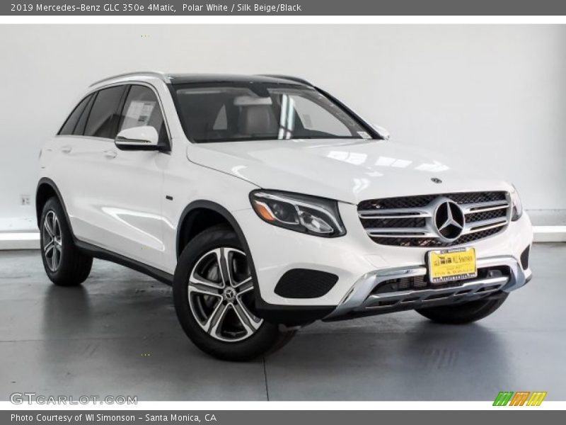 Polar White / Silk Beige/Black 2019 Mercedes-Benz GLC 350e 4Matic