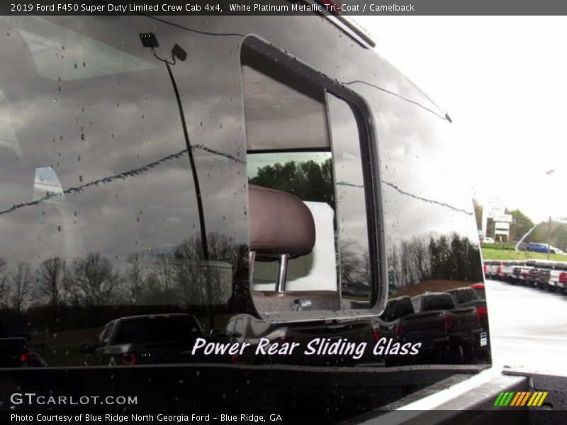 White Platinum Metallic Tri-Coat / Camelback 2019 Ford F450 Super Duty Limited Crew Cab 4x4