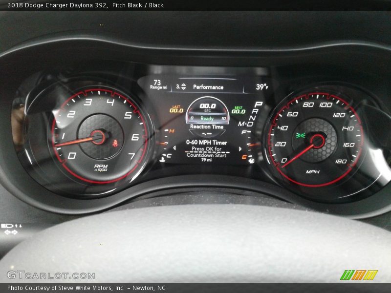 Pitch Black / Black 2018 Dodge Charger Daytona 392