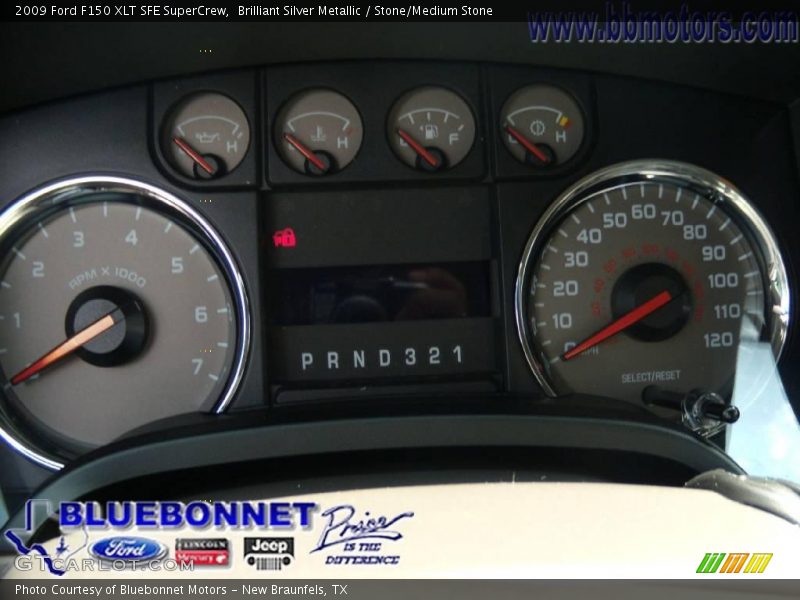 Brilliant Silver Metallic / Stone/Medium Stone 2009 Ford F150 XLT SFE SuperCrew